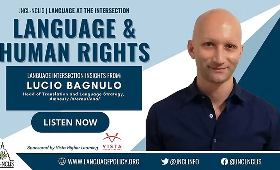 Language & Human Rights with Lucio Bagnulo